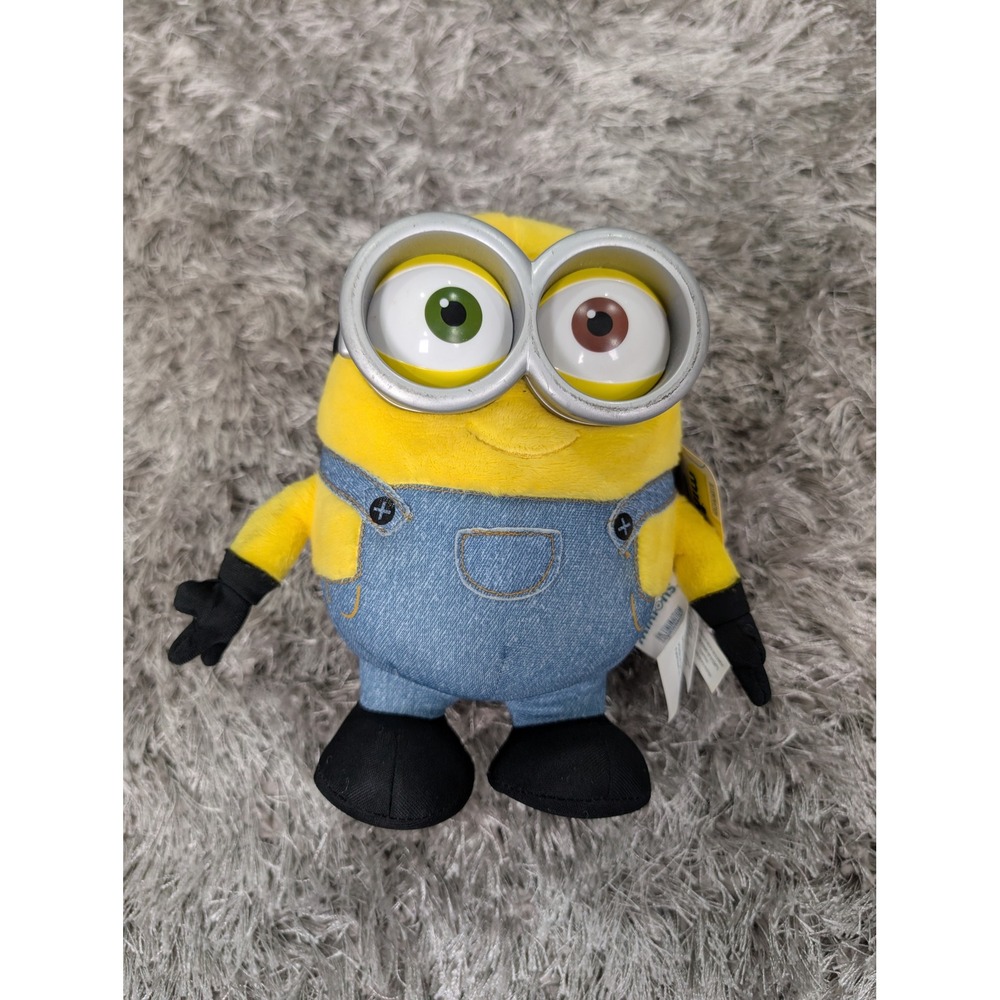 Minion Bob Plush Thinkway Toys Despicable Me Movie Exclusive Yellow Blue